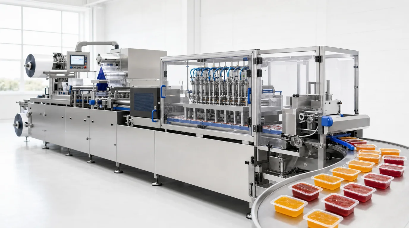TPM 20/25 porsiyonluk termoform hattı