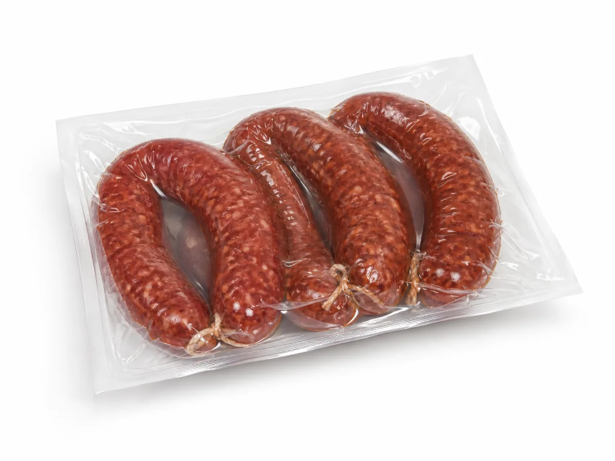 PT H6 ile paketlenmiş Sucuk ürün örneği