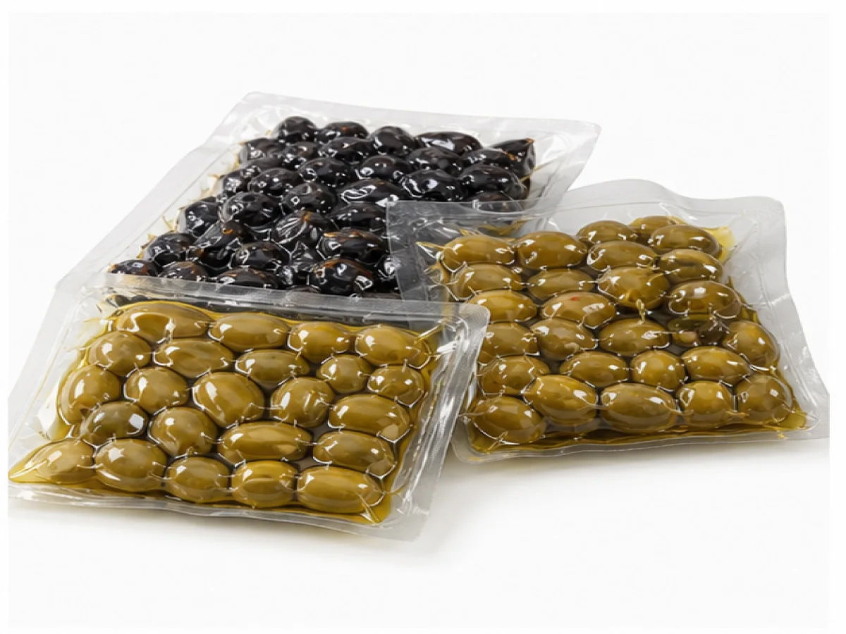 PT S4 ile paketlenmiş Zeytin vb. ürün örneği