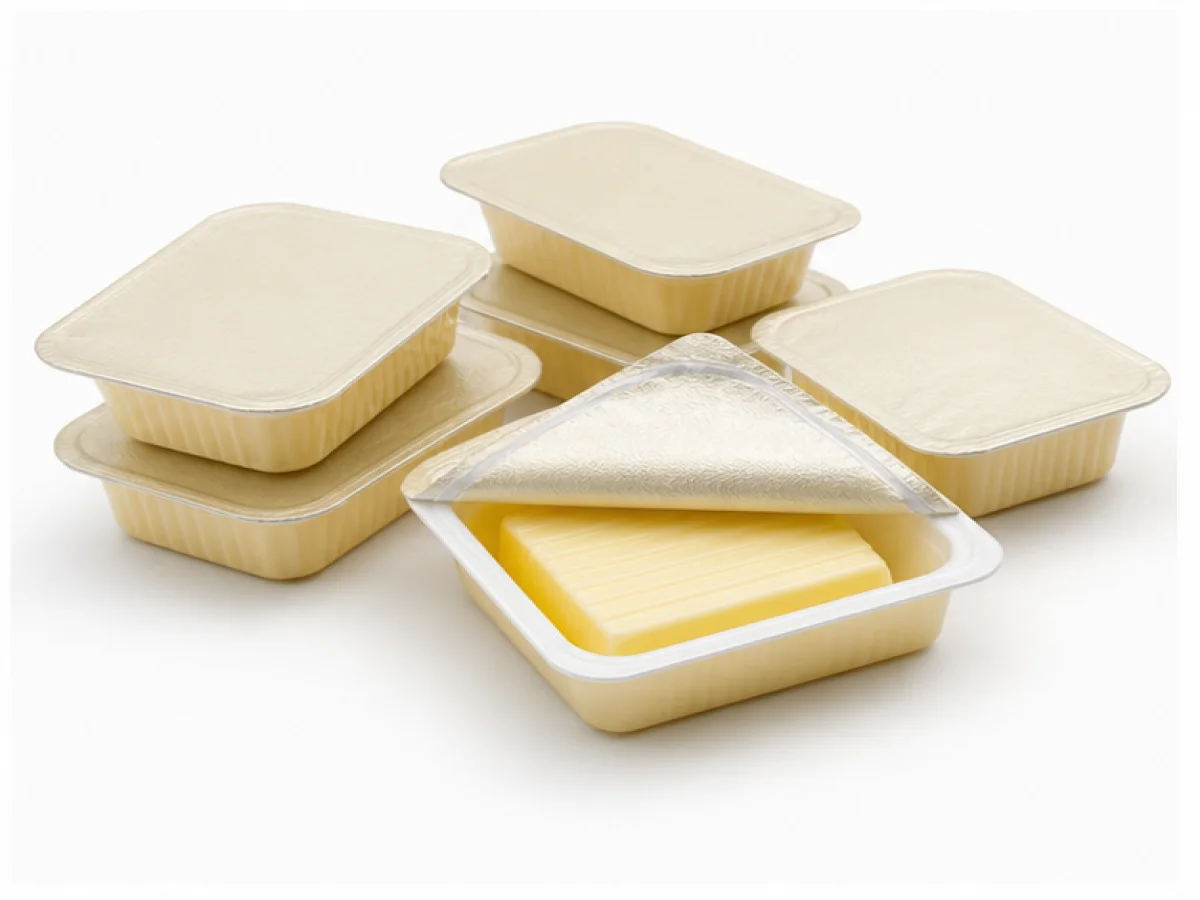 TPM 20/25 ile paketlenmiş Tereyağı ürün örneği